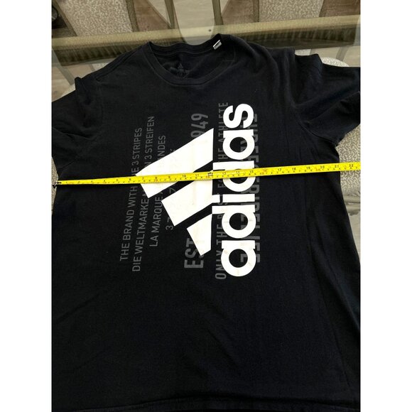 Adidas Amplifier Tee Black Mens T-Shirt Size L - Picture 5 of 6